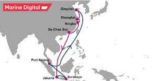 Your vessel had a large number of stops at ports between the starting point and the destination.