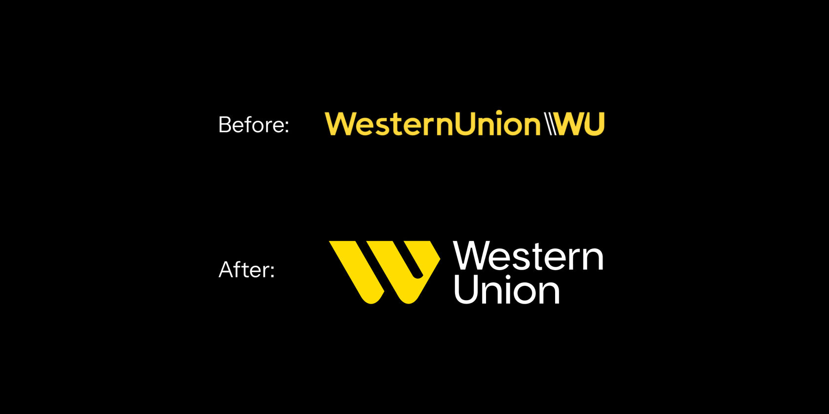 Western Union - Logo Evolution