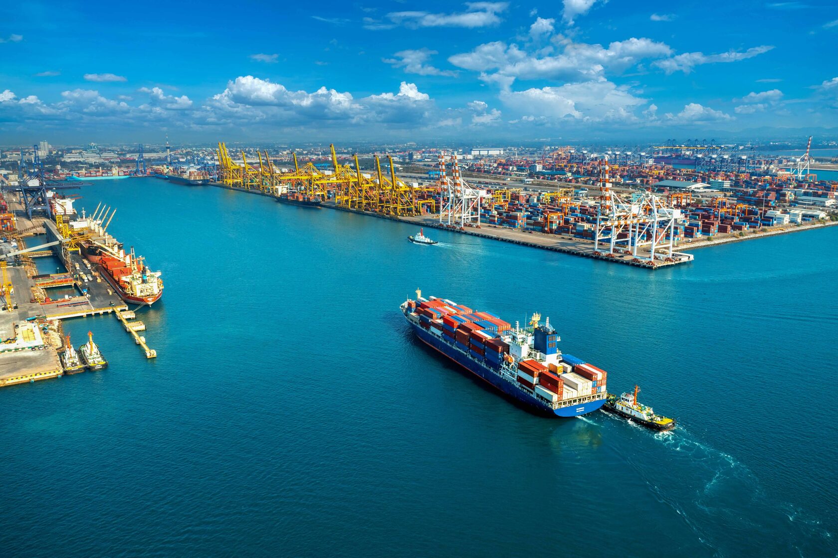 Aerial View Cargo Sh