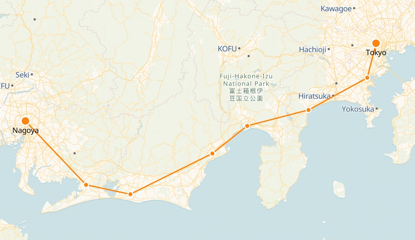 Nagoya to Tokyo Bullet Train Cost Schedule Tickets JAPANESE