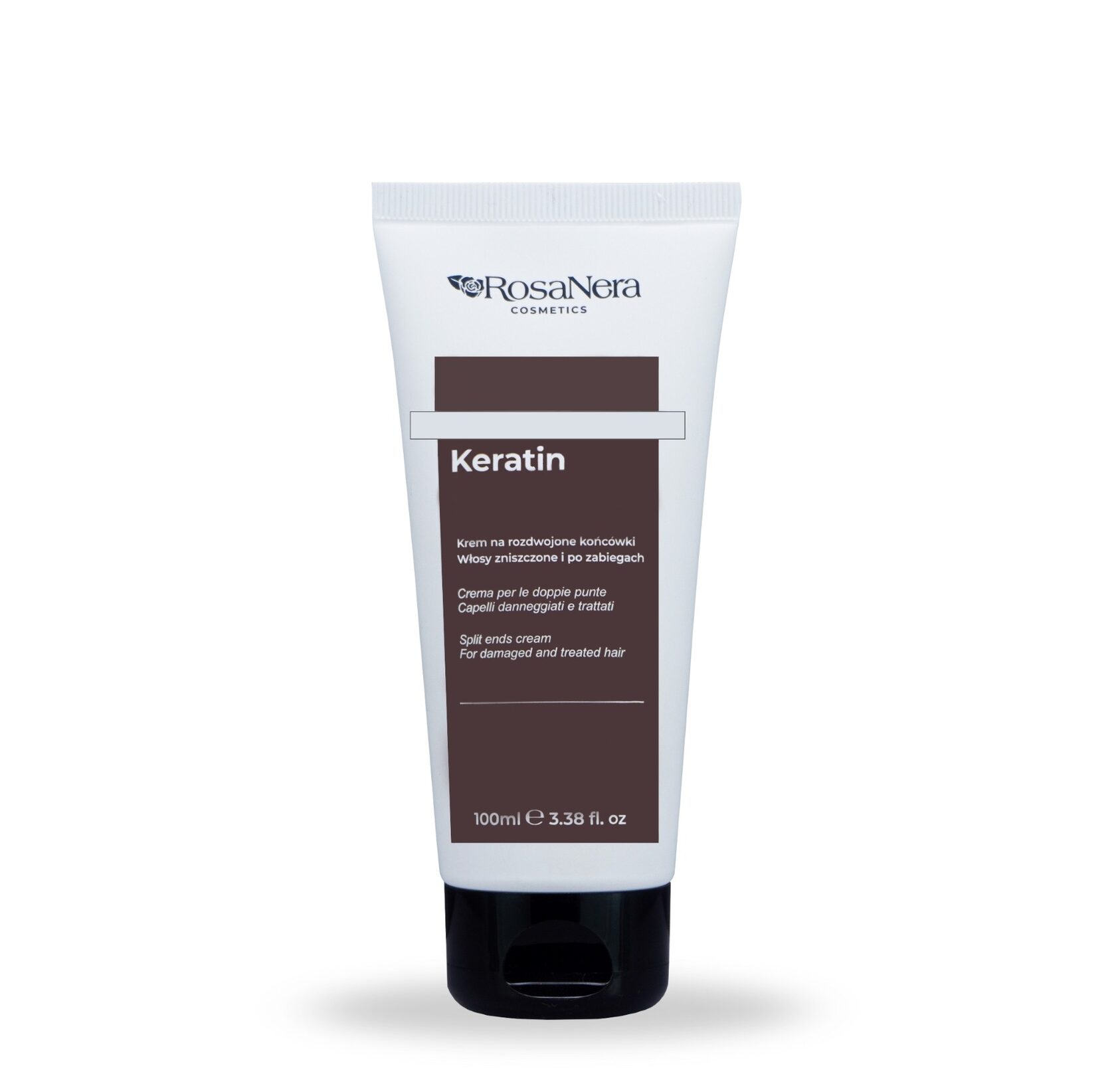 ROSANERA Keratin galiukų kremas sausiems ir pažeistiems plaukų galiukams, 100 ml