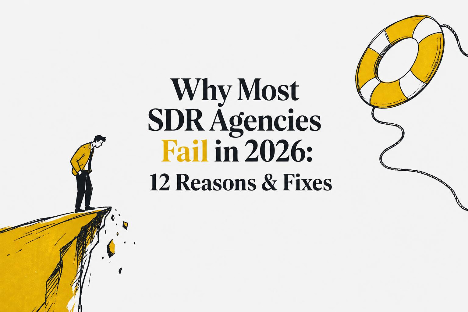 Why Most SDR Agencies Fail in 2026: 12 Reasons & Fixes