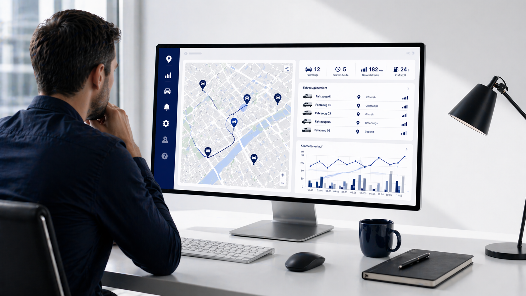 Auswertung von GPS Monitoring Daten im Unternehmen