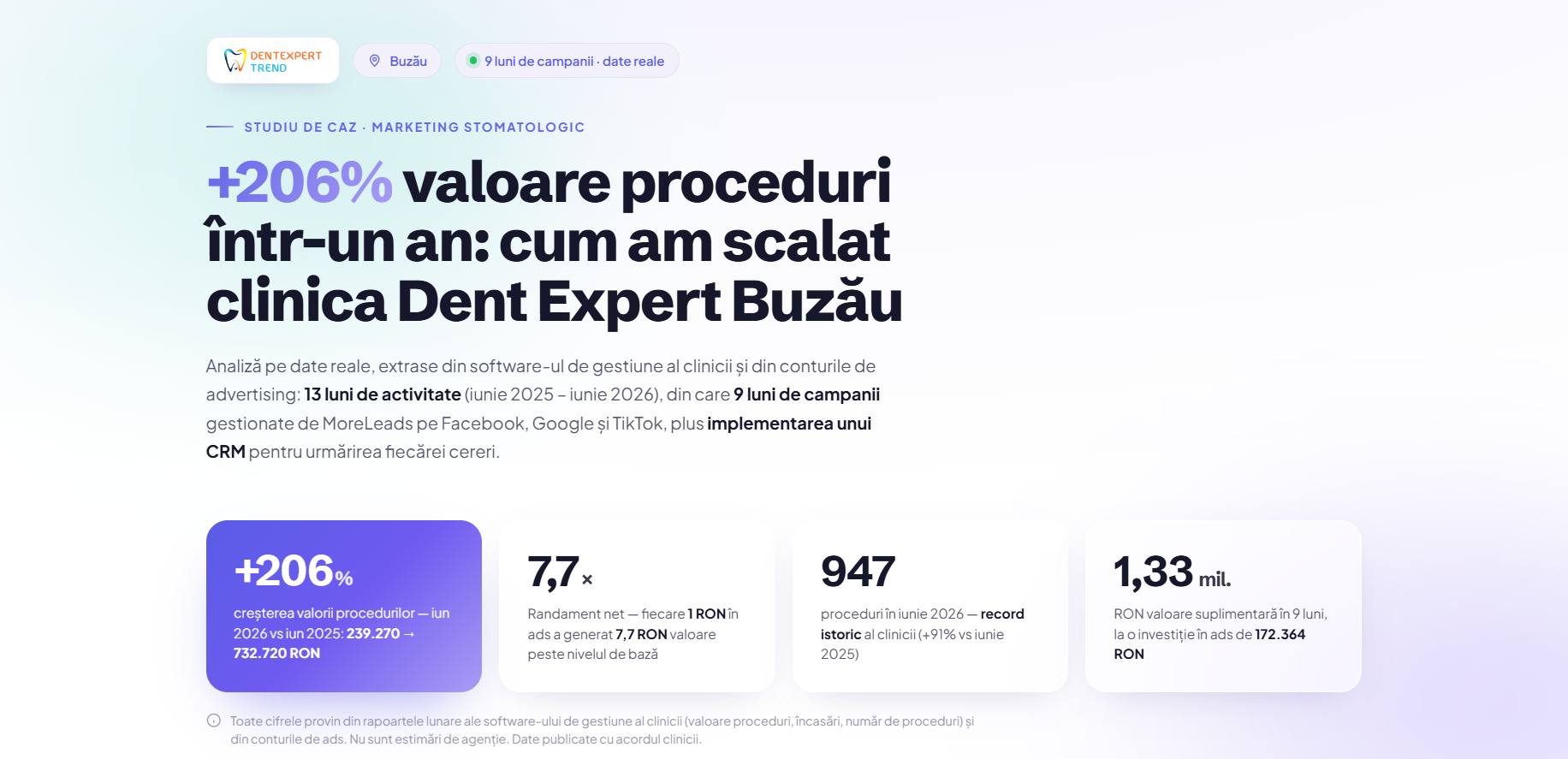 Studiul de caz Dent Expert