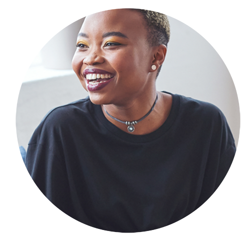 Women smiling 