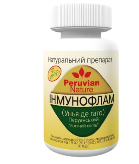 Натуральный препарат Інмунофлам® на основе Uncaria tomentosa для поддержки Т-клеточного иммунитета