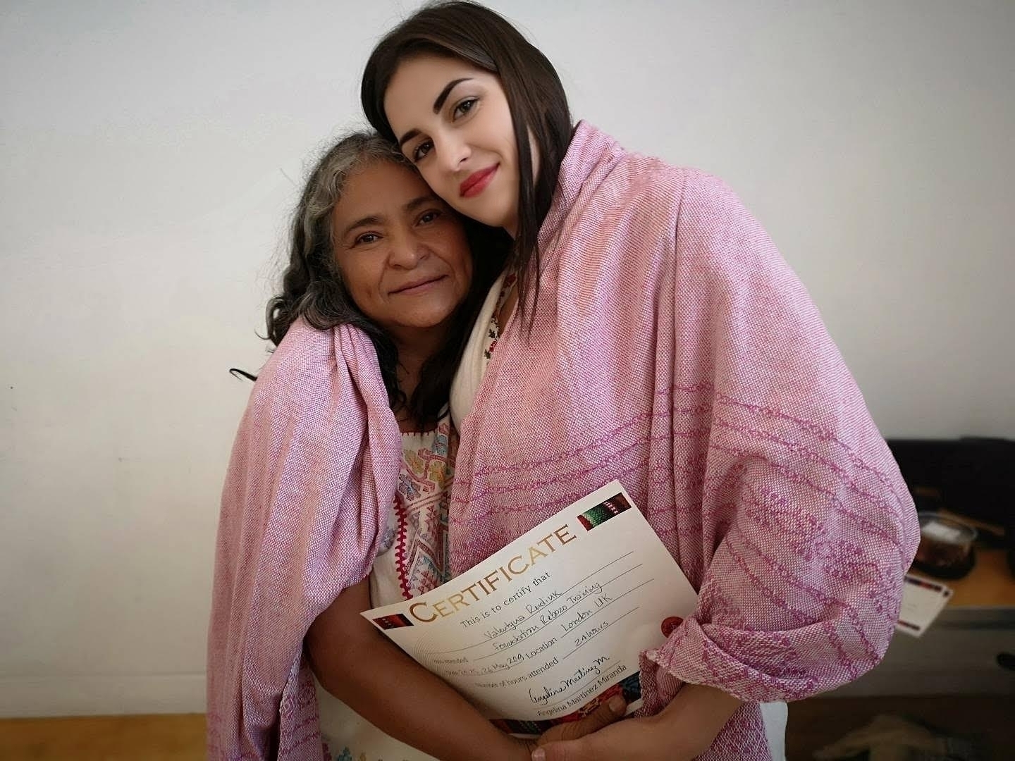 Valentina with Angelina Martinez Miranda