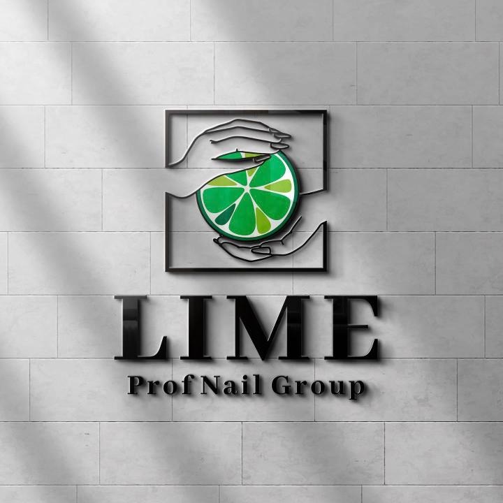 LIME Prof Nail Group nail school logo – a lime in female hands