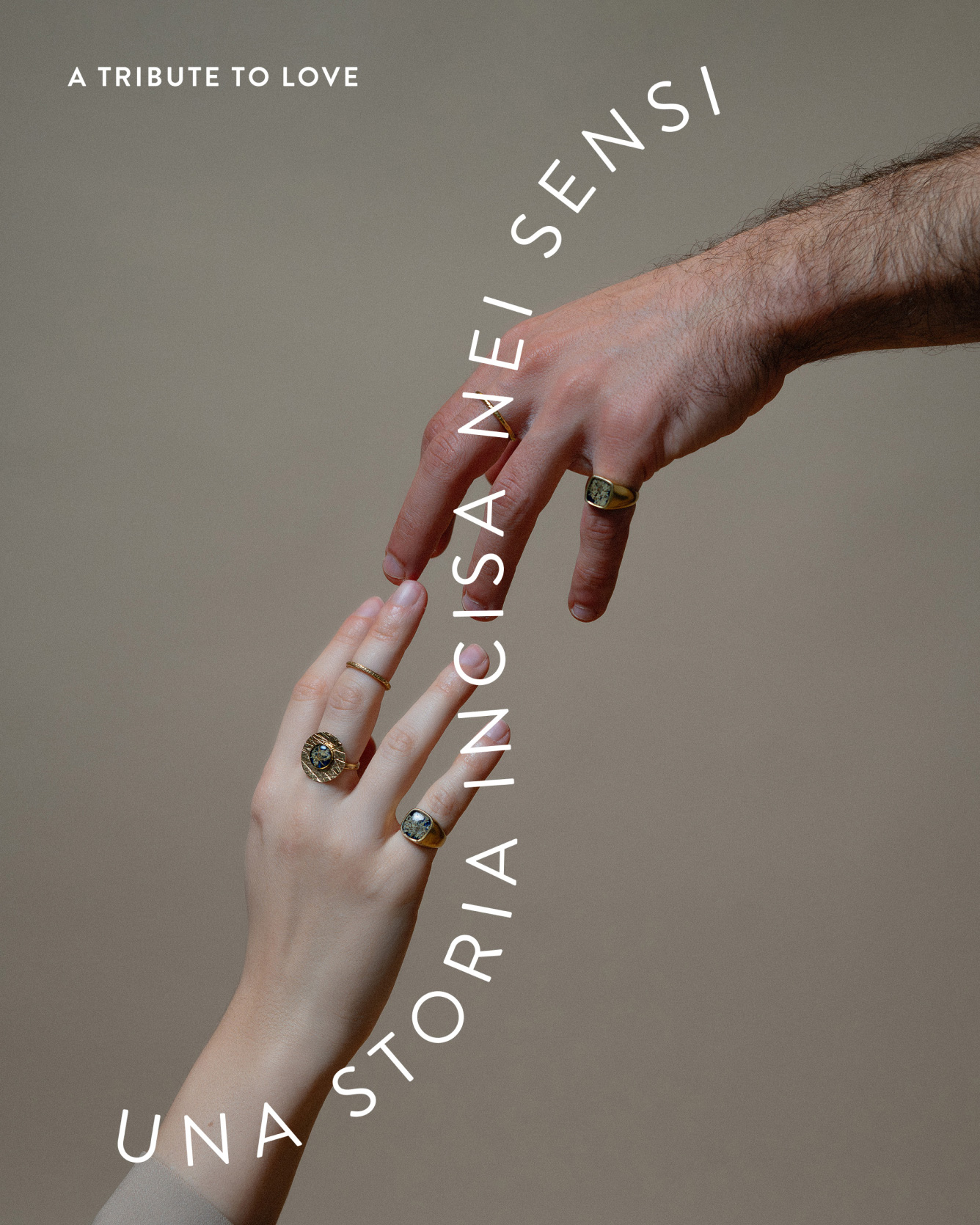 A series of visually engaging social media posts designed to showcase A Tribute to Love’s romantic aesthetic.