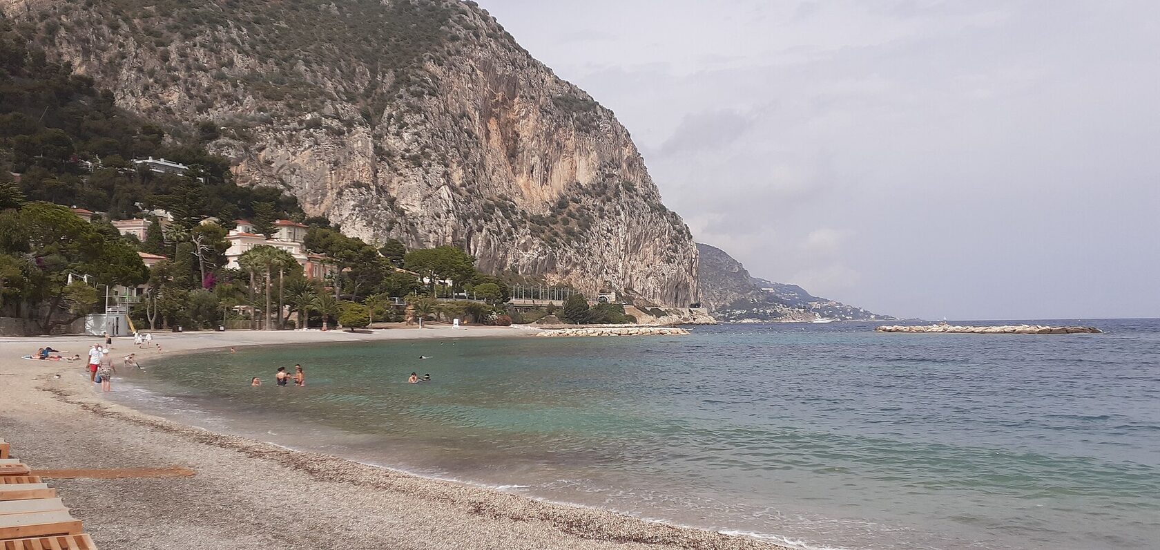 Petite Afrique beach in Beaulieu-sur-Mer