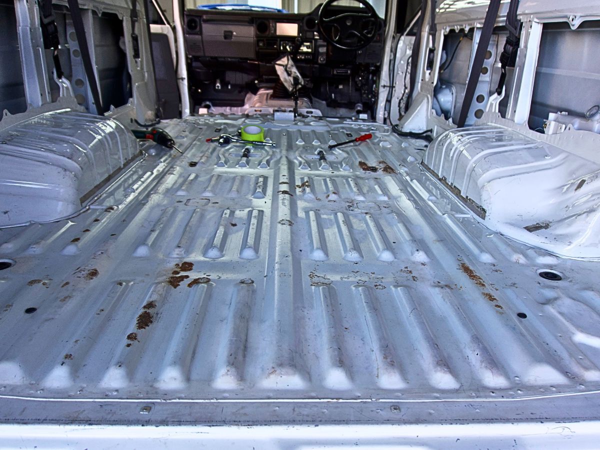 LandCruiser interior strip down
