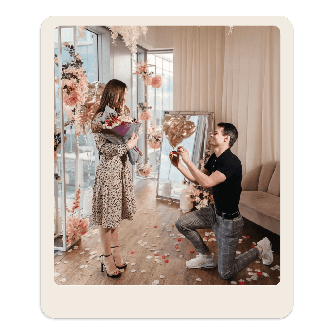 Романтическая встреча со своей половинкой в Москва-Сити