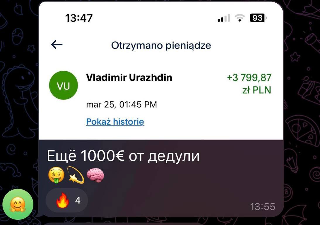 Результат клиента