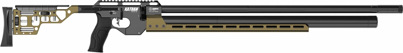 AirMaks Katran NX HP extra high-power pro version PCP air rifle olive color