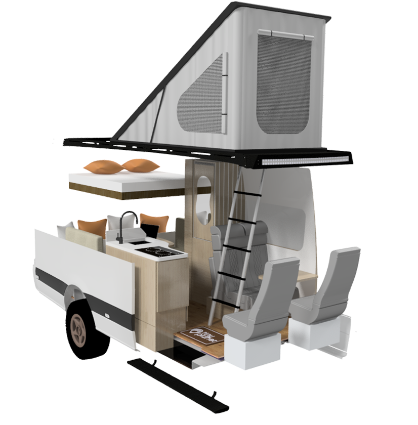 Pulsar Max — 3D interior layout