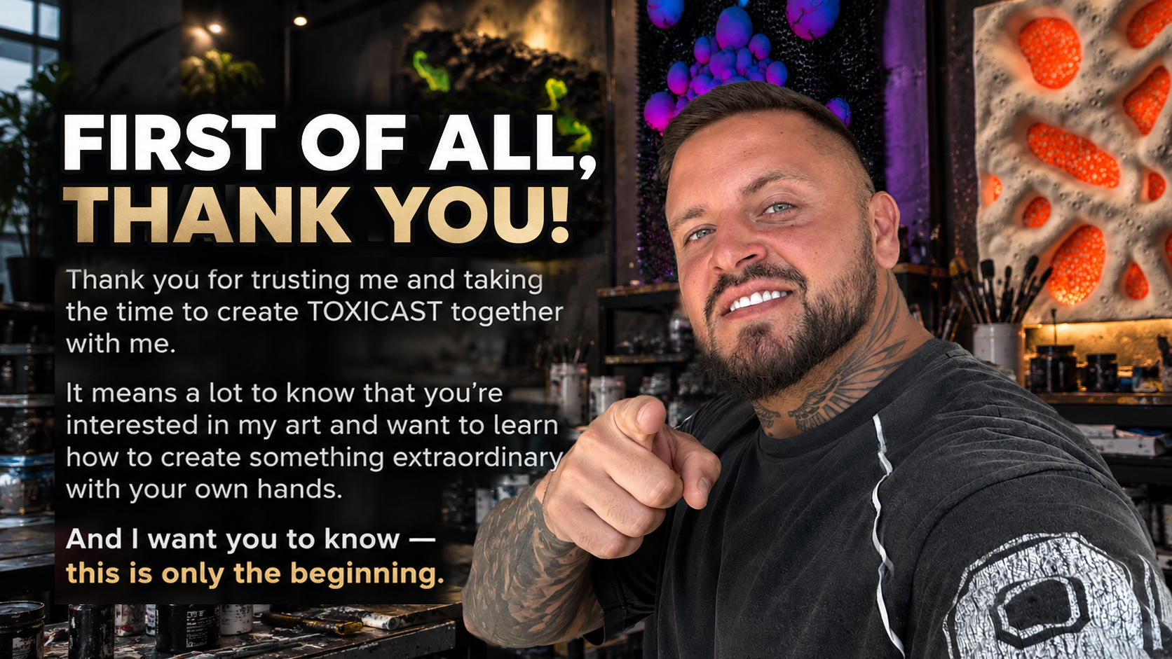 First of all, thank you!