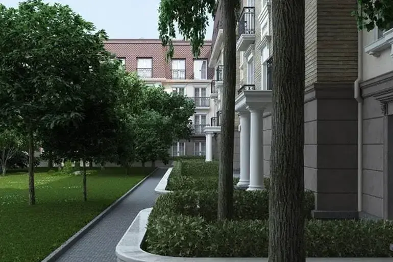 ЖК Chelsea Club House — двор и территория комплекса