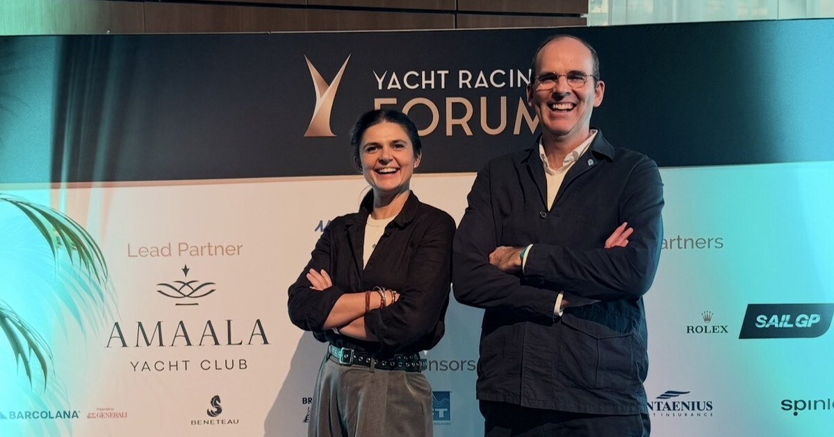 Katya Antoni and Richard Brisius at Yacht Racing Forum