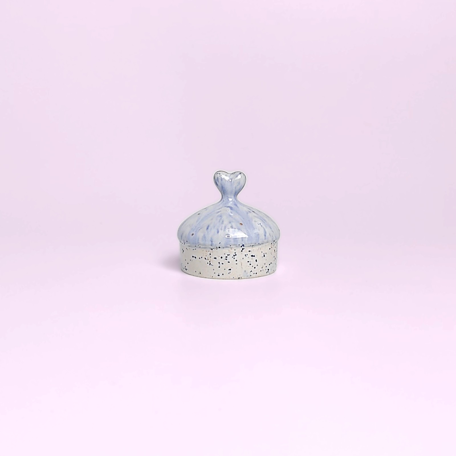 whimsical handmade ceramic tea set in soft blue glaze with forest fairy medallions — an elegant, one-of-a-kind creation