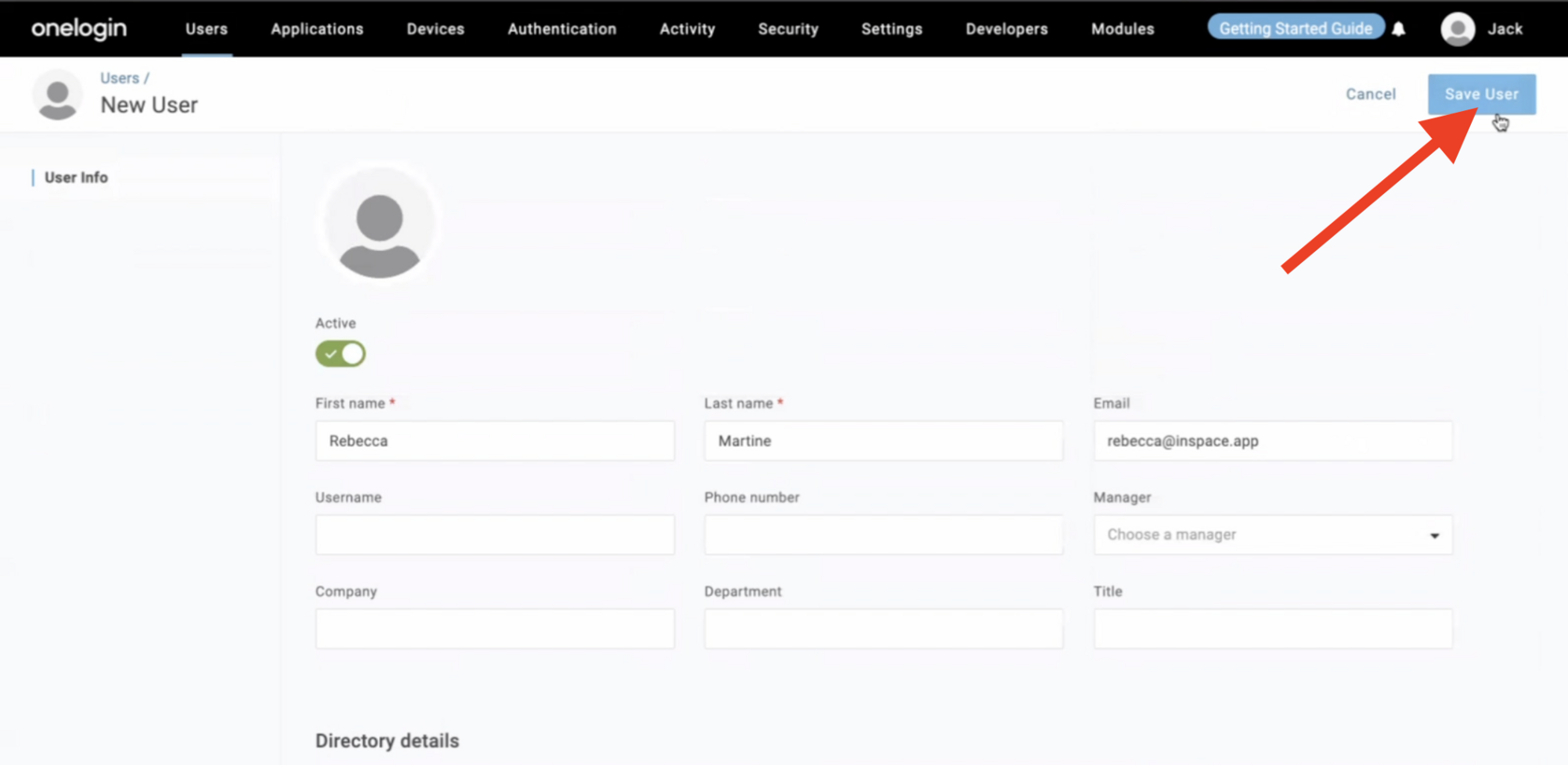 OneLogin | inspace Help Center