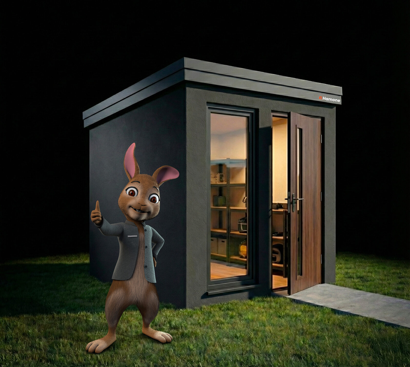 Oceľový domček Hamone