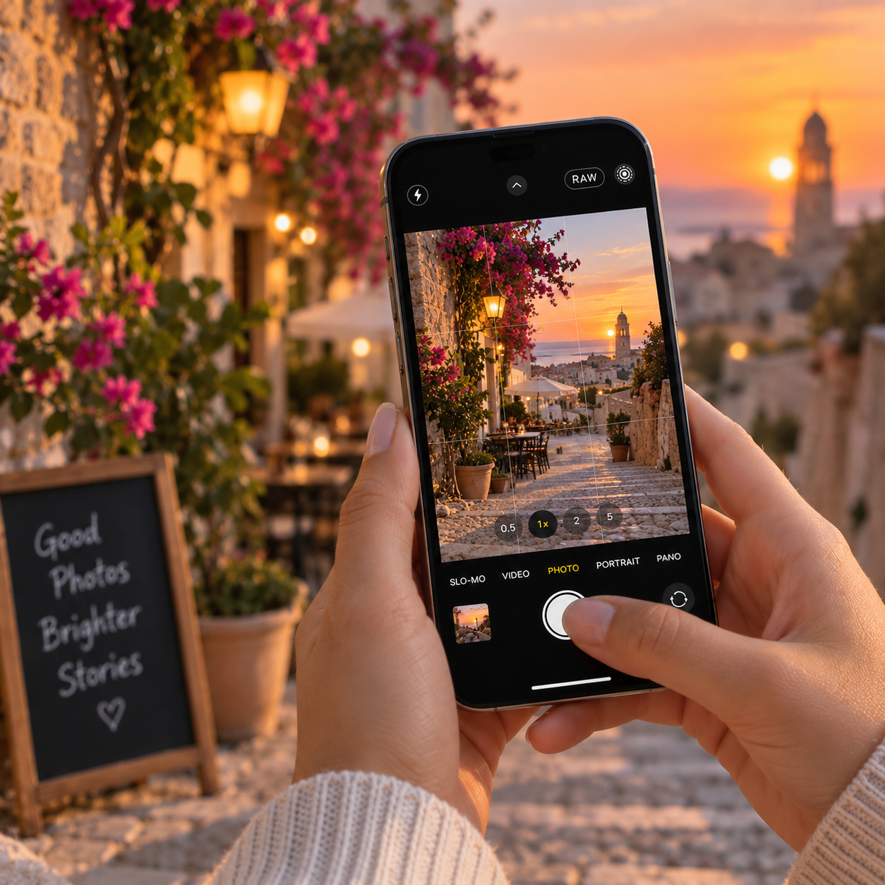 Практическая фотосъёмка на смартфон во время фотопрогулки