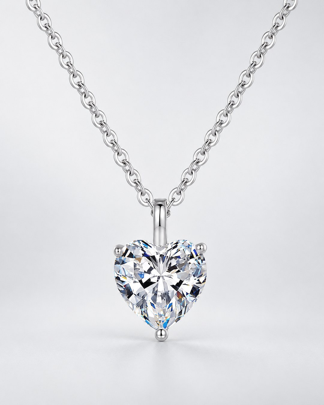 Heart Solitaire VVS1 Pendant ICED KYIV