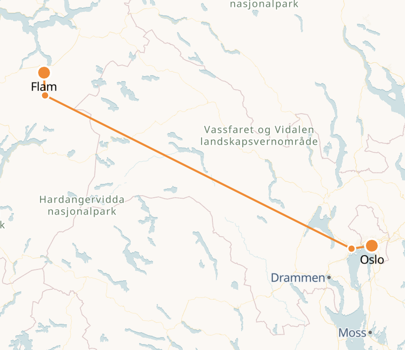 Flam to Oslo Train | Tickets & Timetable