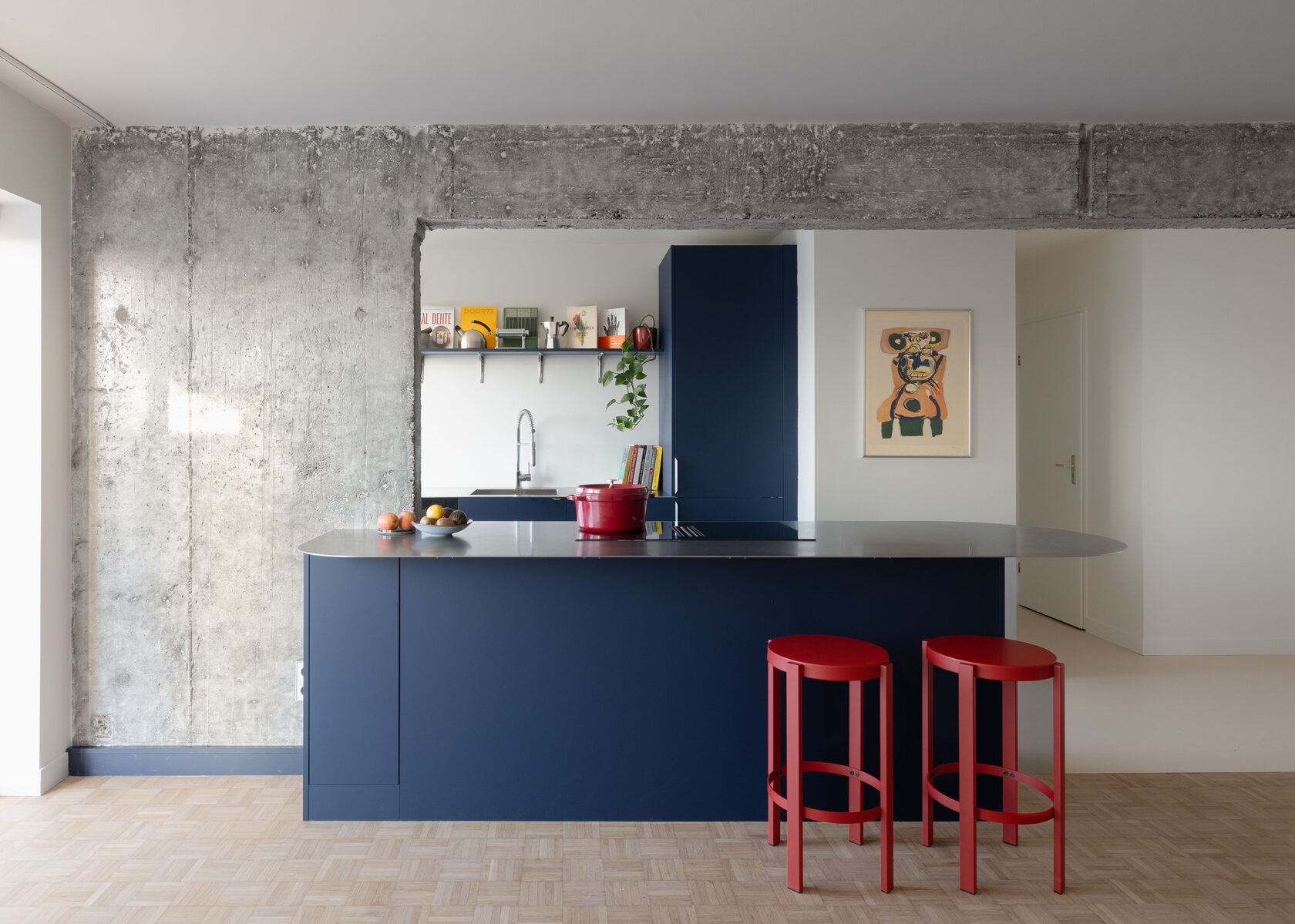 Modern kitchen with Simon Fenix finish