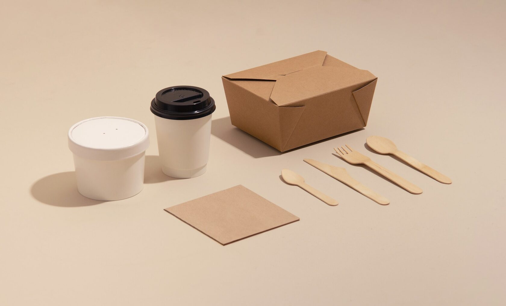 Vente à emporter packaging écologique