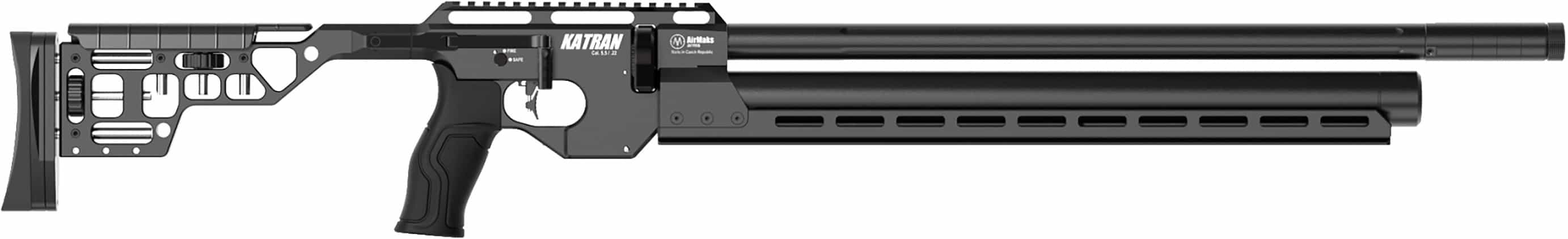 AirMaks Katran NC compact pro version PCP air rifle black color
