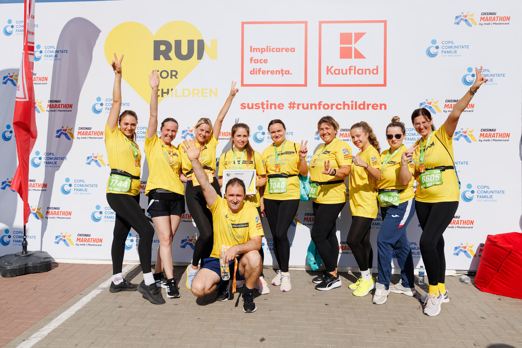 Marathon fundraising