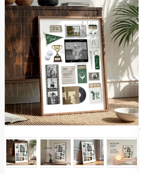 Golf Matchbook Poster