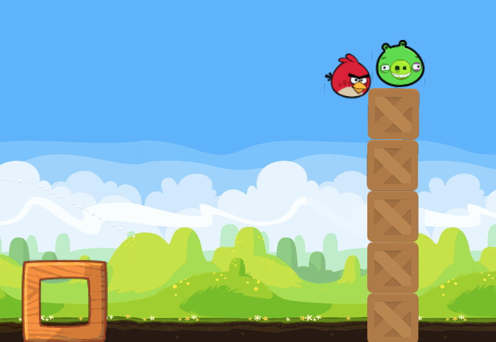 Angry Birds-inspireret spil bygget i Python