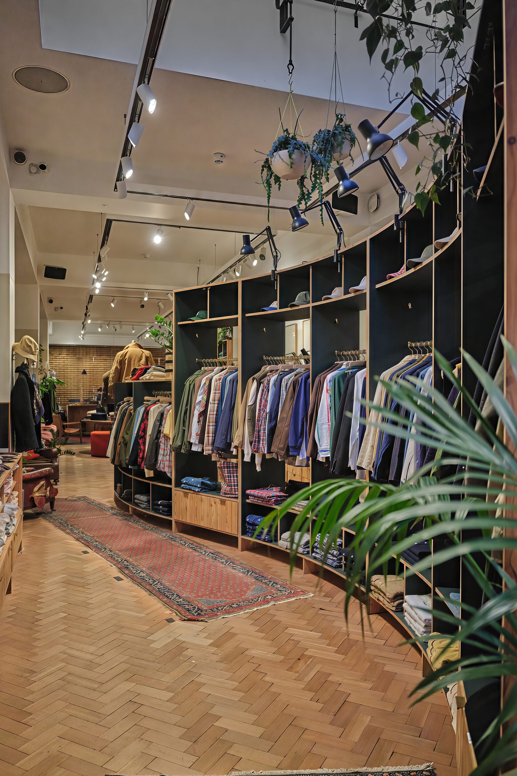 Drake's flagship store on Savile Row, Mayfair after the Craftex retail refit