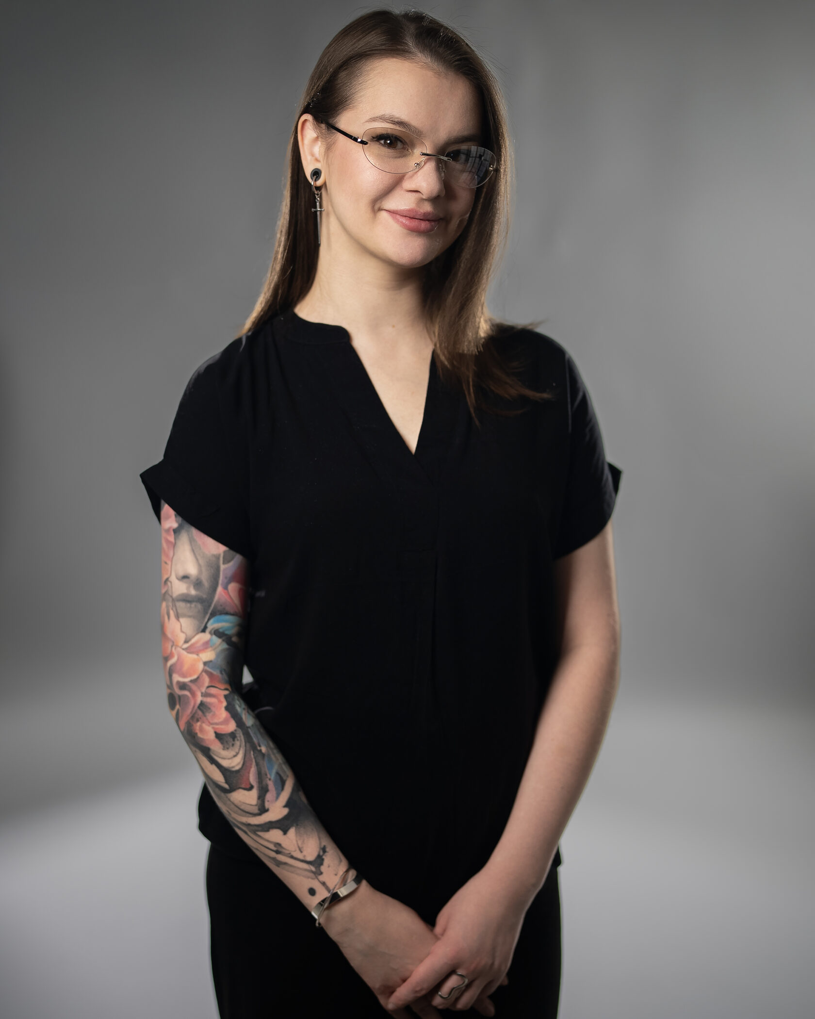 Portrait von Tattoo Artist Irina bei Brennnessel Tattoo Berlin