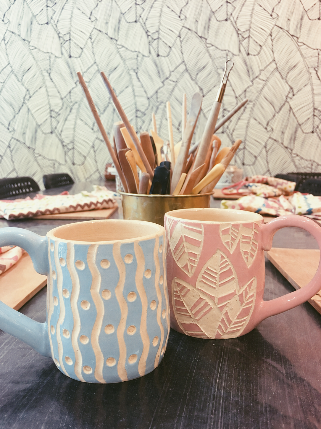 handmade pottery inscription idea