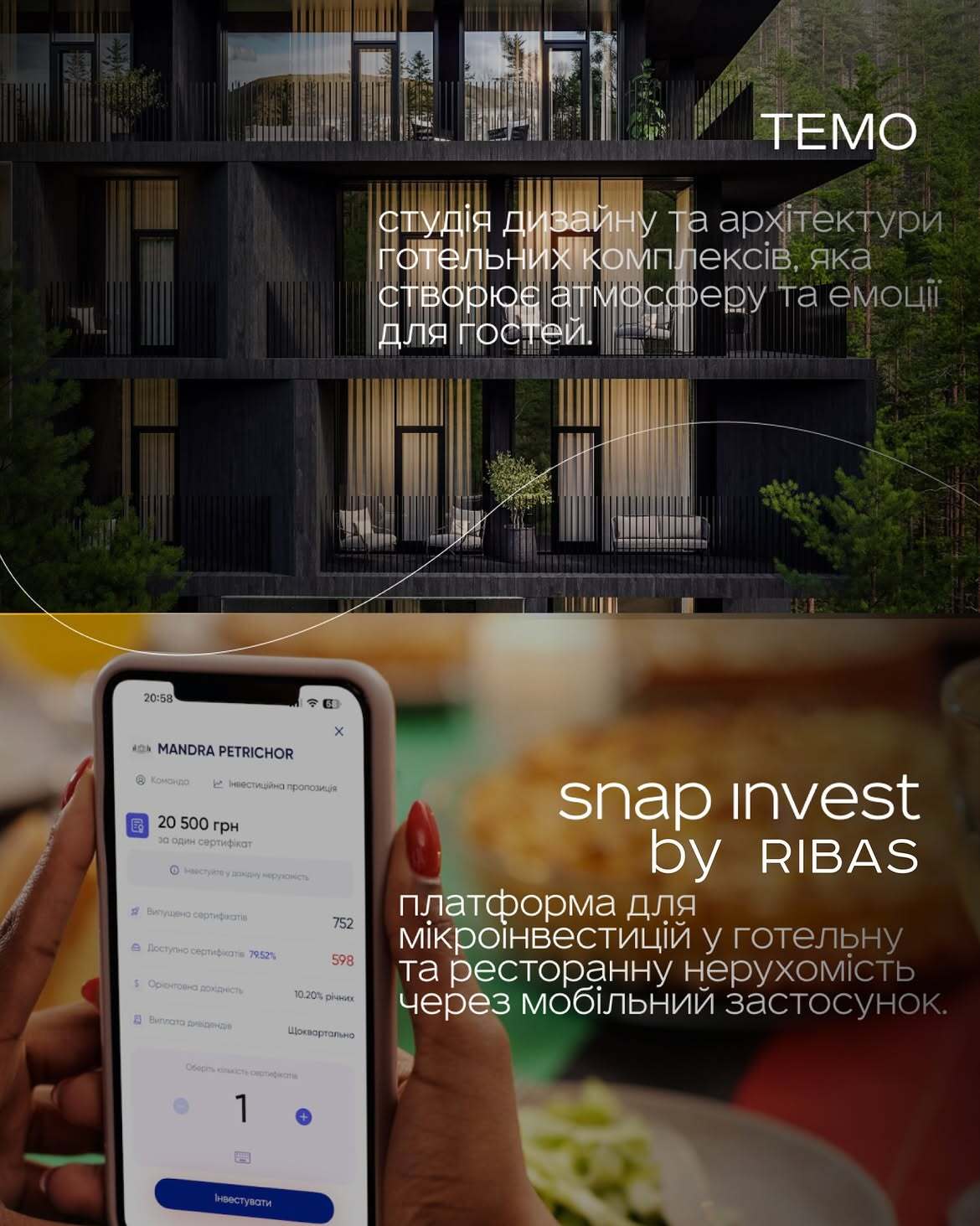 TEMO и Snap Invest by Ribas — направления экосистемы