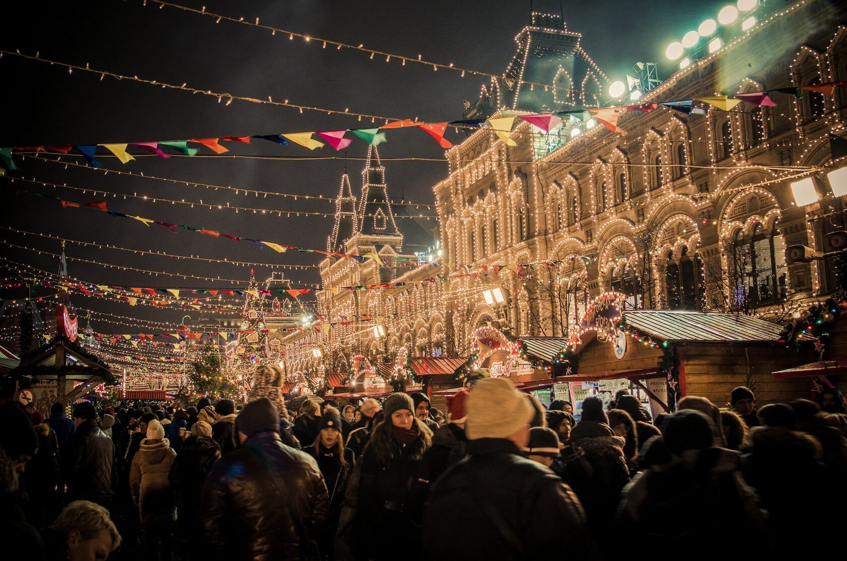 Illuminated Christmas fair
