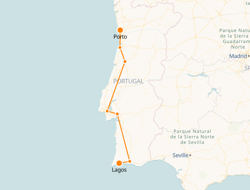 Lagos to Porto Alfa Pendular Train Schedule & Tickets