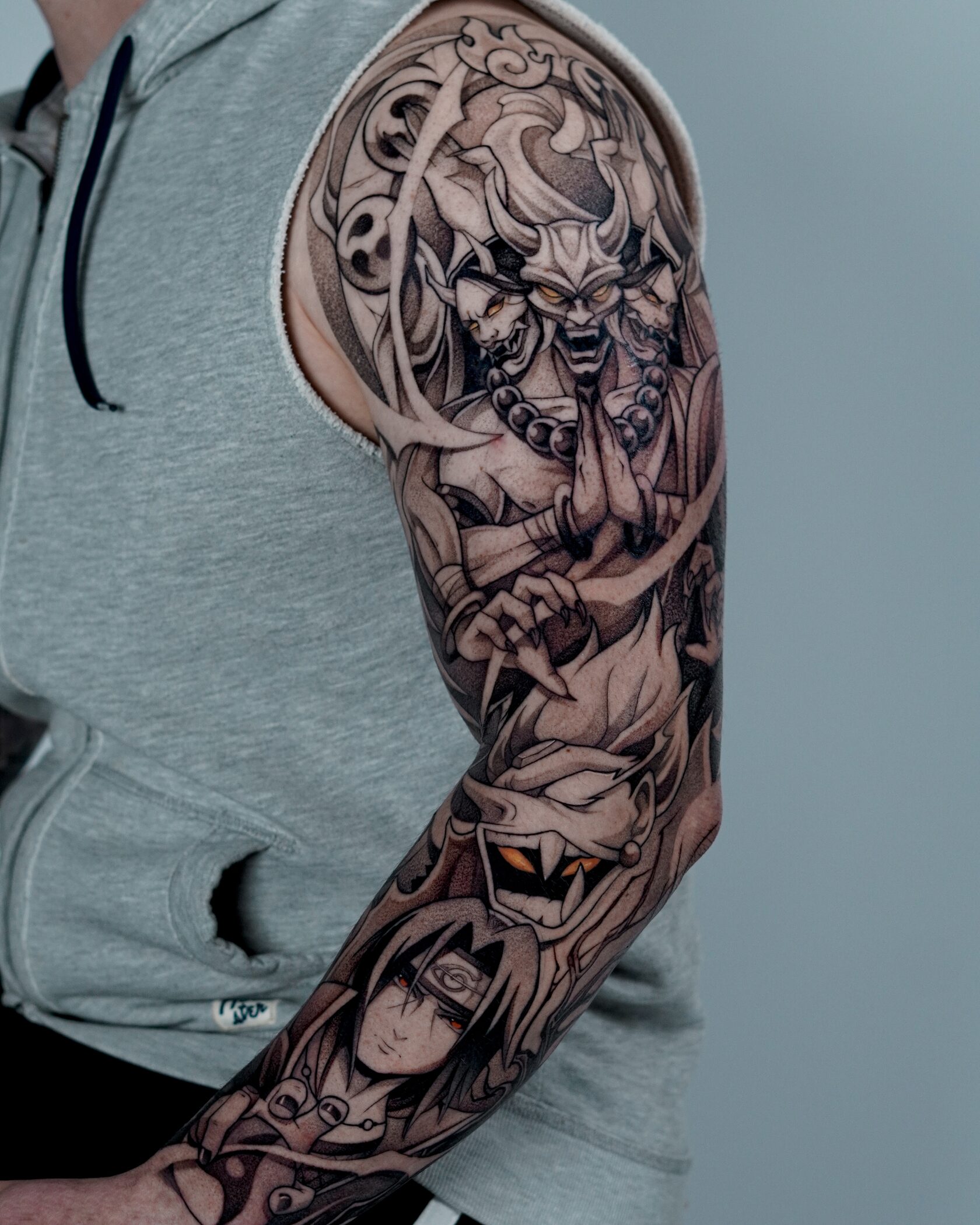 Anime Tattoo von Aline – Arbeit 1