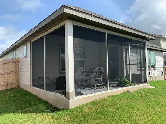 Screened-in patio enclosure