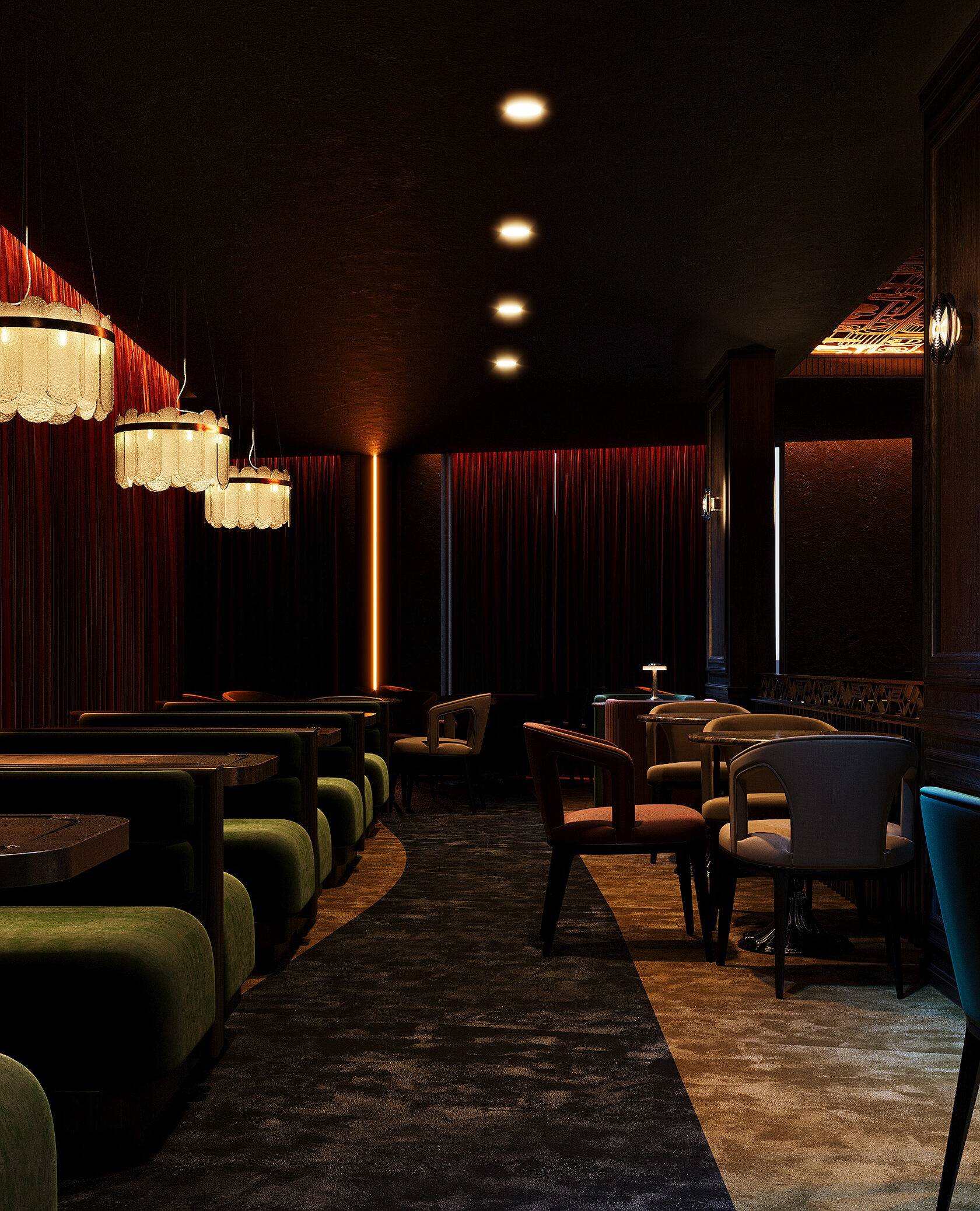 Детали интерьера Mainstream Jazz Club