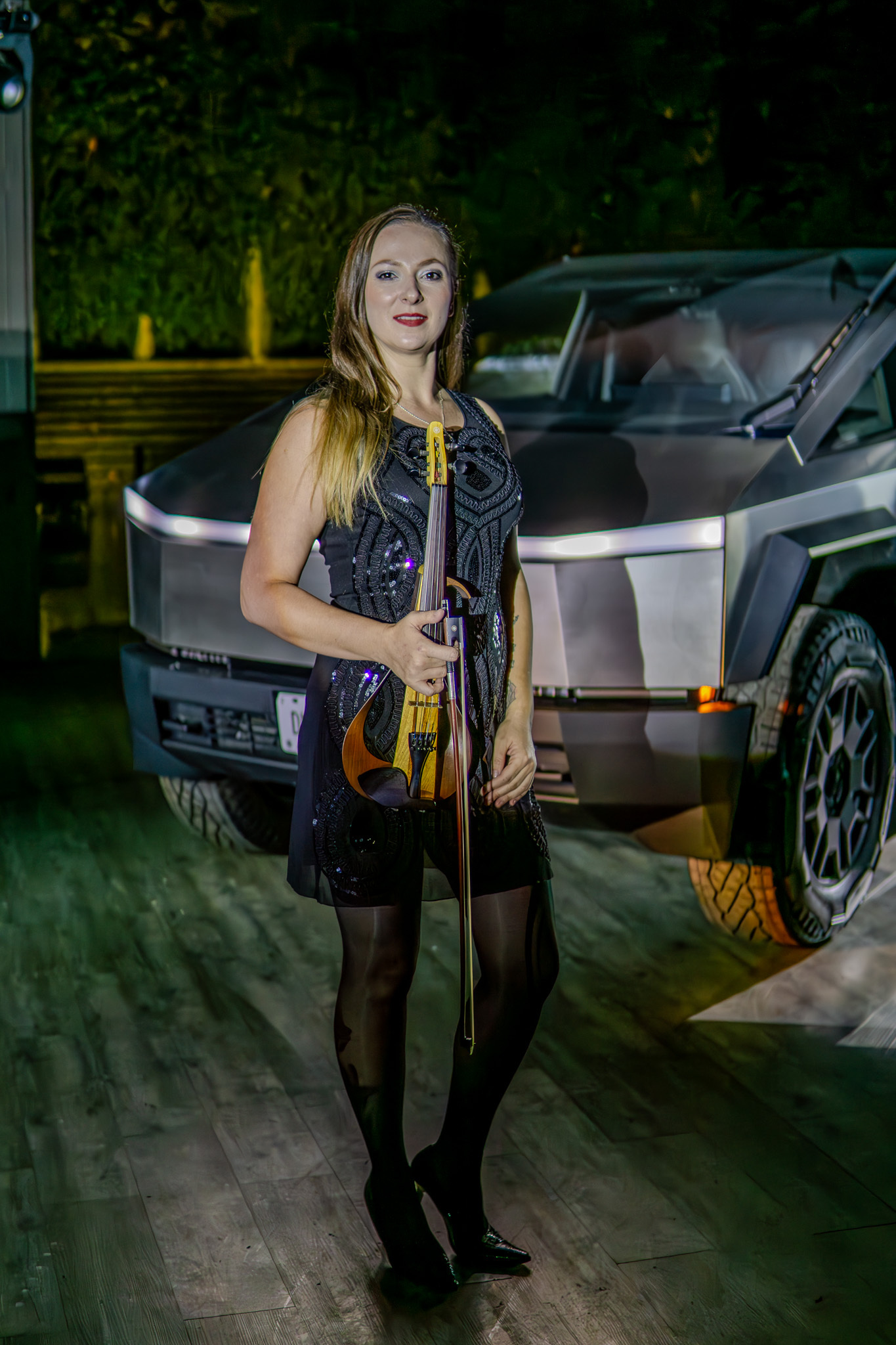 Evento corporativo con violín en vivo en México