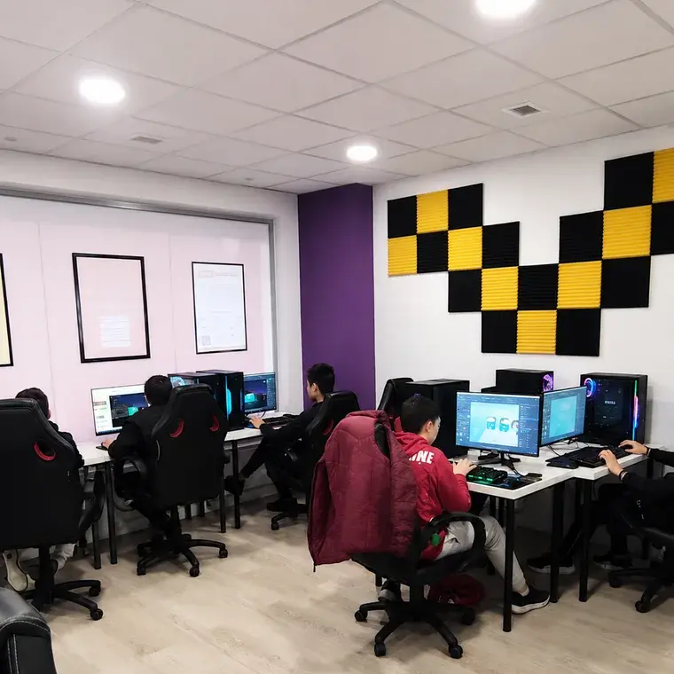 Clase de programación con Minecraft