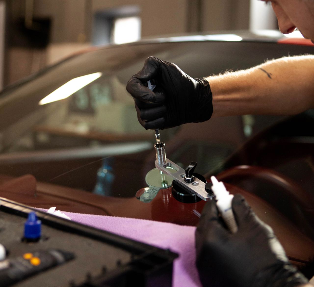 Ремонт сколов автостекла. Варшава