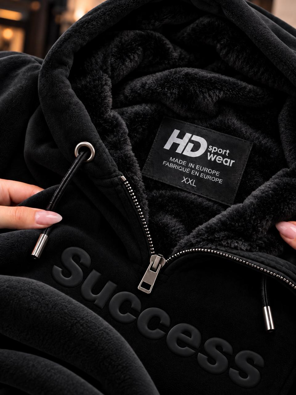 Теплий костюм на хутрі HD Sport Wear — жіноча модель