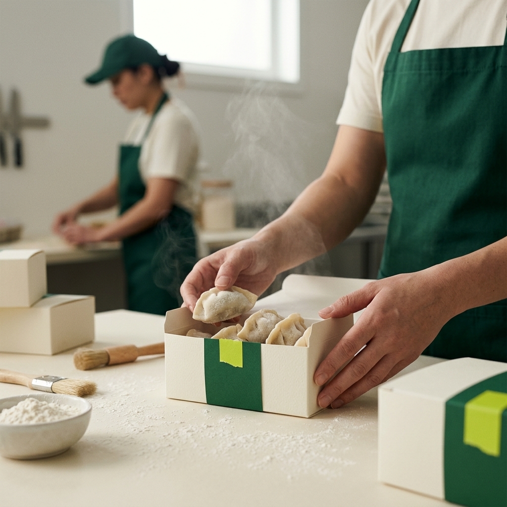 Пакування фірмової продукції на виробництві