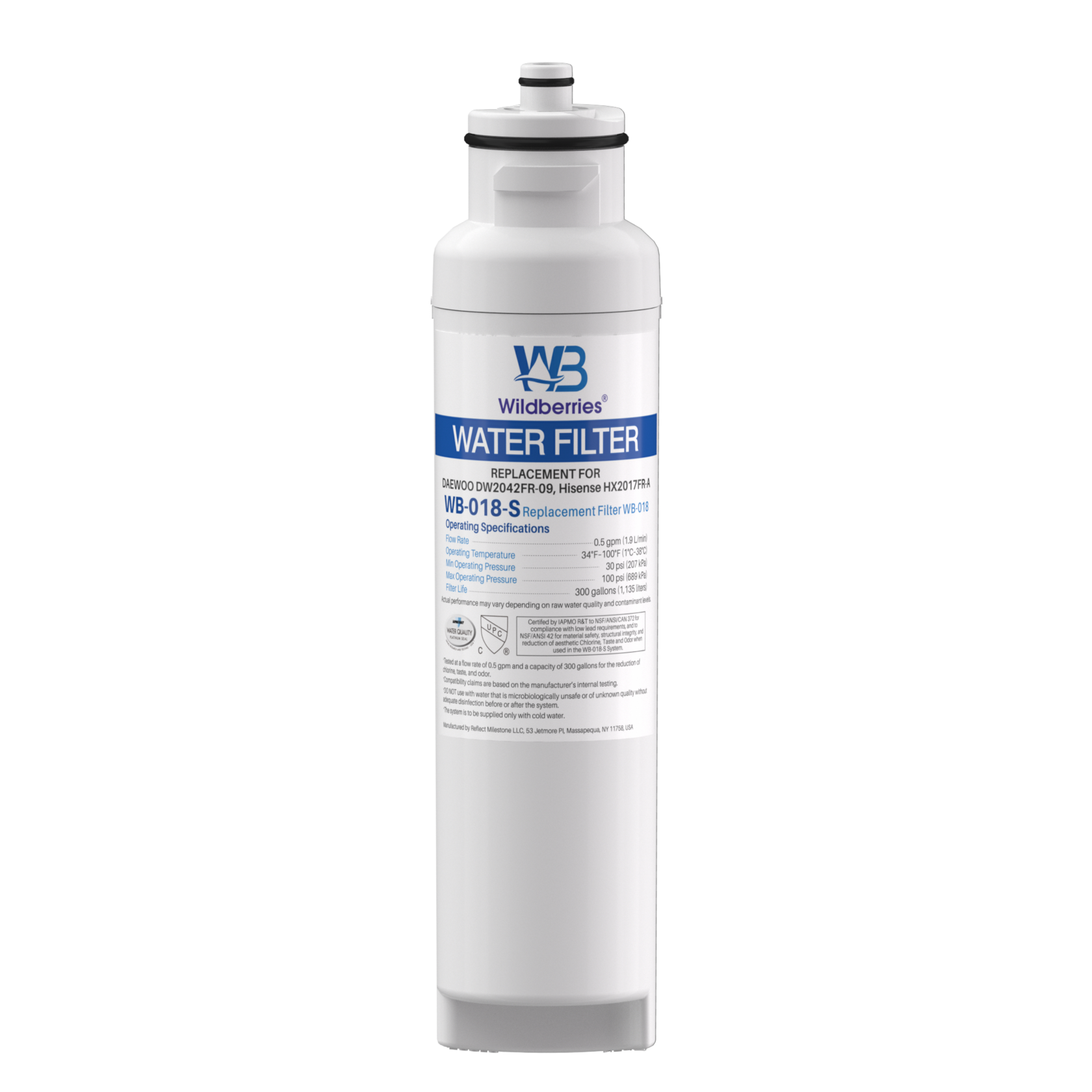 WB-018-S Wildberries Refrigerator Water Filter
