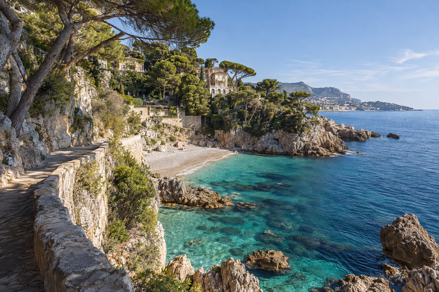 Cap-d’Ail — vue du littoral